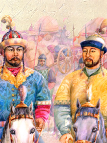 Керей Хан (годы правления: предположительно 1459–1473 гг.) и Жанибек Хан (предположительно 1473–1480 гг.)