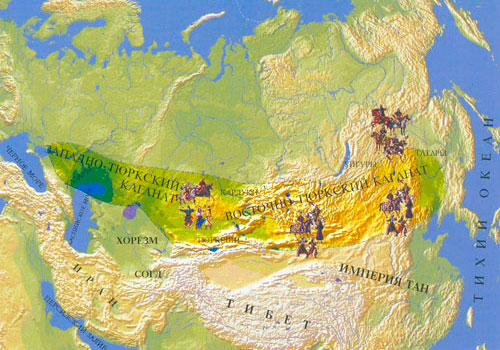 Западный-и-Восточный-Тюркский-каганаты