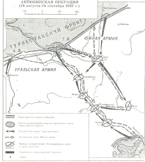 Актюбинская операция (14 августа – 14 сентября 1919 г)